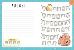 Colour My Mood: A cute activity book for tracking my feelings by Olive Yong (creator of Bichi Mao) - used book at Perkology Books