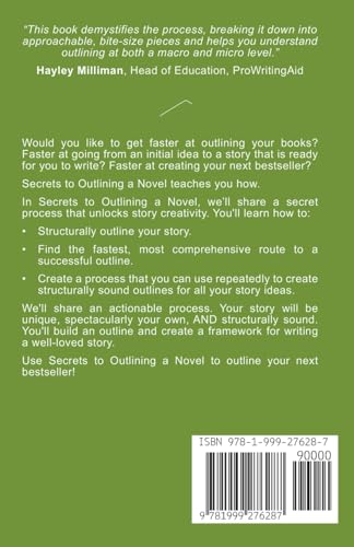 Secrets to Outlining a Novel: 2 (Write Novels That Sell) by K Stanley - used book at Perkology Books