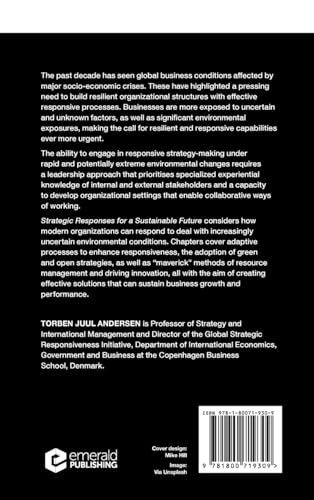 Strategic Responses for a Sustainable Future: New Research in International Mana by Torben Juul Andersen - used book at Perkology Books