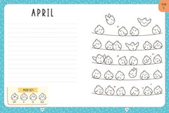 Colour My Mood: A cute activity book for tracking my feelings by Olive Yong (creator of Bichi Mao) - used book at Perkology Books