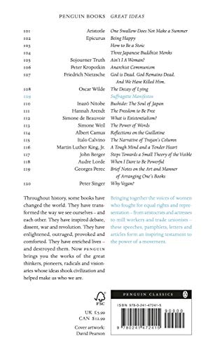 Suffragette Manifestos (Penguin Great Ideas) by TBD - used book at Perkology Books