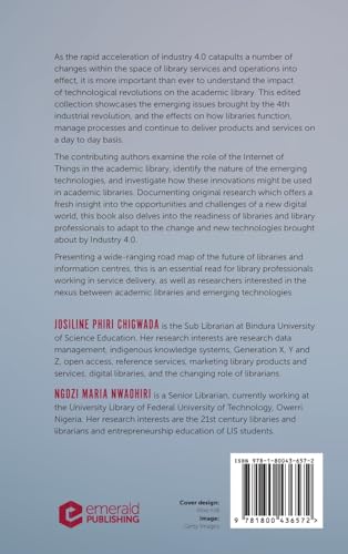 Examining the Impact of Industry 4.0 on Academic Libraries by Josiline Phiri Chigwada - used book at Perkology Books