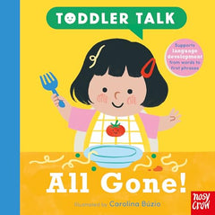 6 Babies Picture Board Books - Early Readers - inc Toddler Talk: All Gone!