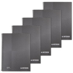 SUMMIT Jotter A4+ Notebook, 80 Sheets 160 Page, Wirebound, 8 mm Lined with Margin, Notepads, 4-Hole Punch