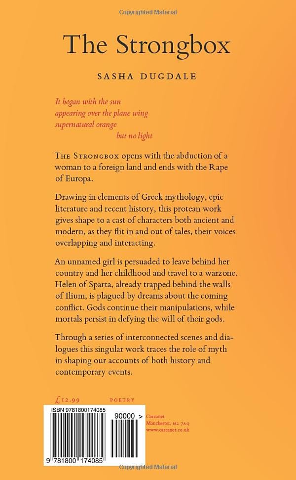 The Strongbox by Sasha Dugdale - used book at Perkology Books