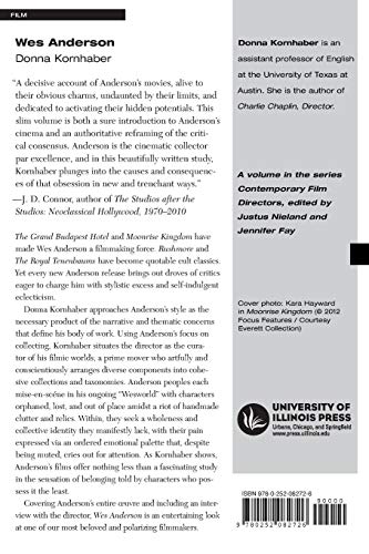 Wes Anderson (Contemporary Film Directors) by Donna Kornhaber - used book at Perkology Books