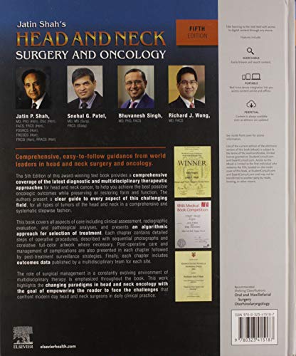 Jatin Shah's Head and Neck Surgery and Oncology: Expert Consult: Online and Prin by Jatin P. Shah MD  MS (Surg)  PhD (Hon)  FACS  Hon. FRCS (Edin)  Hon. FRACS  Hon. FDSRCS (Lond) - used book at Perkology Books