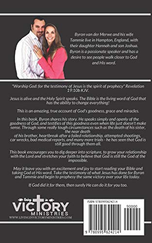 Testimonies of a Good God: The True Story of an Ordinary Man by Byron van der Merwe - used book at Perkology Books