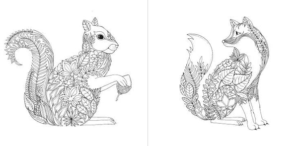 Miniature Enchanted Forest: A Pocket-Sized Adventure Coloring Book