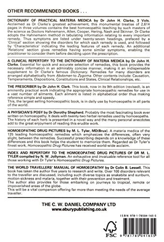 Drainage In Homoeopathy by Dr E A Maury by Dr E A Maury - used book at Perkology Books