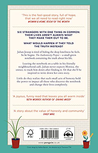 The Authenticity Project: The bestselling uplifting, joyful and feel-good book by Clare Pooley - used book at Perkology Books