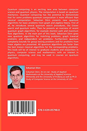 Quantum Algorithms for Graph and Algebra Problems by Sebastian Dörn - used book at Perkology Books