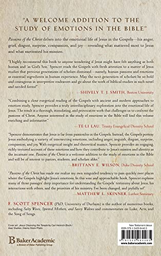 Passions of the Christ: The Emotional Life of Jesus in the Gospels by F Scott Spencer - used book at Perkology Books
