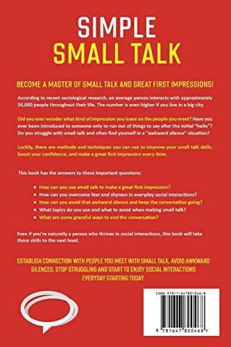 Simple Small Talk: An Everyday Social Skills Guidebook for Introverts by Gerard Shaw - used book at Perkology Books