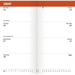 Carousel Worldwide 2027 WWF Wild & Free Slim Diary, Week to View, Deluxe