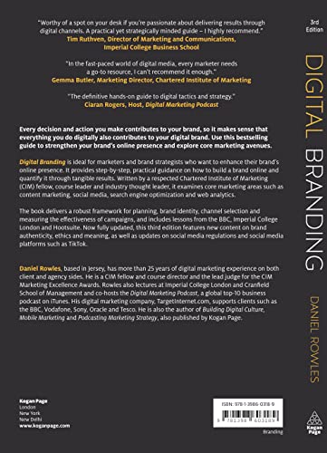 Digital Branding: A Complete Step-by-Step Guide to Strategy, Tactics, Tools and  by Daniel Rowles - used book at Perkology Books