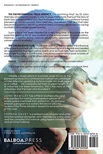 A Vanishing Kind: A Memoir of Dr John Wamsley in Conversations [Paperback] Wamsl by John Wamsley - used book at Perkology Books