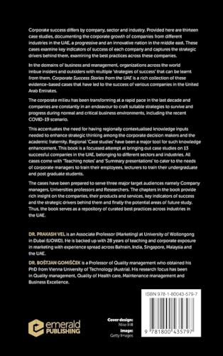 Corporate Success Stories In The UAE: The Key Drivers Behind Their Growth [Hardc by Prakash Vel - used book at Perkology Books