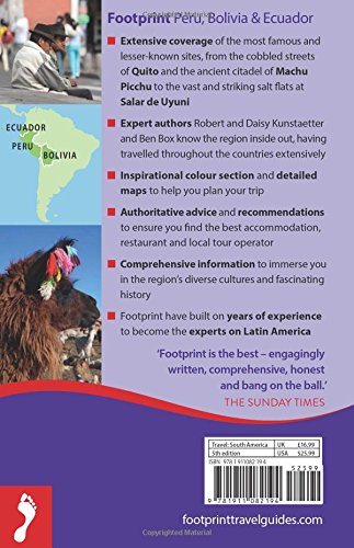 Peru, Bolivia & Ecuador (Footprint Handbook) by Robert Kunstaetter - used book at Perkology Books