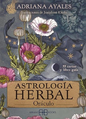 Astrología herbal. Oráculo: 55 cartas y libro guía