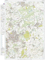 Sherwood Forest Map | Mansfield, Worksop & Edwinstowe | Ordnance Survey | OS Exp by Ordnance Survey - used book at Perkology Books