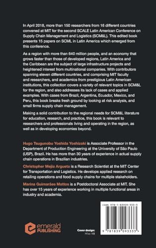 Supply Chain Management and Logistics in Emerging Markets: Selected Papers from  by Hugo Tsugunobu Yoshida Yoshizaki - used book at Perkology Books