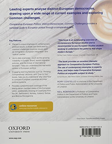 Comparative European Politics: Distinctive Democracies, Common Challenges [Paper by Rory Costello - used book at Perkology Books