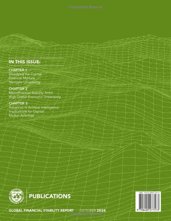 Global Financial Stability Report, October 2024: Steadying the Course by International Monetary Fund - used book at Perkology Books