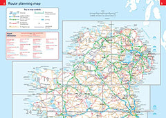 Road Atlas Ireland: Touring edition A4 Paperback (Collins Road Atlas) by Collins Maps - used book at Perkology Books