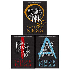 Chaos Walking 3 Books Set By Patrick Ness (The Knife of Never Letting Go; The Ask and the Answer; Monsters of Men )