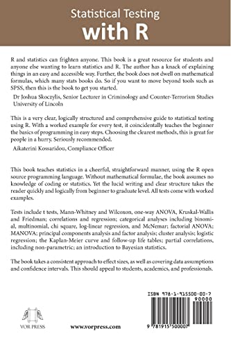 Statistical testing with R: Second edition (Statistics without Mathematics) by Cole Davis - used book at Perkology Books