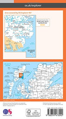 South East Lewis / Taobh an Eardheas Leï¿½dhais Map | Weatherproof | Loch Eireas by Ordnance Survey - used book at Perkology Books