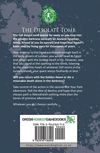 The Desolate Tomb: A Pick Your Path Adventure: 2 (Pick Your Path Adventures) by Matt Beighton - used book at Perkology Books