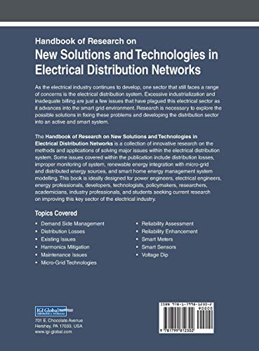 Handbook of Research on New Solutions & Technologies in Electrical Distribution by Baseem Khan - used book at Perkology Books