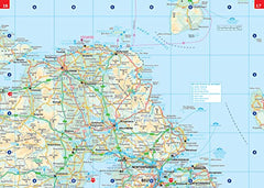 Road Atlas Ireland: Touring edition A4 Paperback (Collins Road Atlas) by Collins Maps - used book at Perkology Books