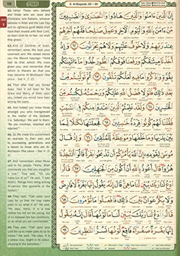 Al-Quran Al-Kareem Maqdis Word-By-Word Translation & Color Coded Tajweed (Arabic by Allaah - used book at Perkology Books