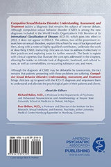 Compulsive Sexual Behavior Disorder: Understanding, Assessment, and Treatment [P by Edited by Richard Balon - used book at Perkology Books