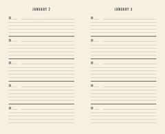 Canvas One Line a Day: A Five-Year Memory Journal