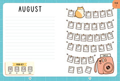 Colour My Mood: A cute activity book for tracking my feelings by Olive Yong (creator of Bichi Mao) - used book at Perkology Books