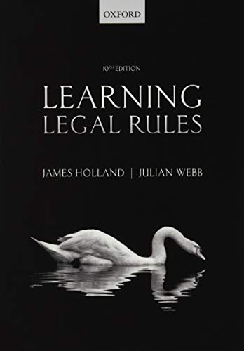 Learning Legal Rules: A Students' Guide by James Holland - used book at Perkology Books