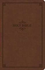 KJV Thinline Bible, Brown Leathertouch, Value Edition