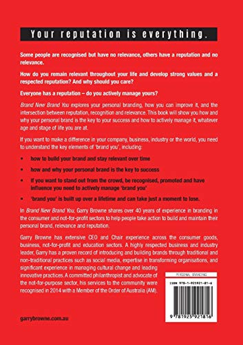 Brand New Brand You: How to build and maintain reputation and relevance
