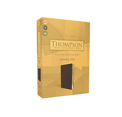 KJV, Thompson Chain-Reference Bible, Handy Size, Leathersoft, Brown, Red Letter
