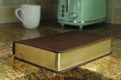 KJV, Thompson Chain-Reference Bible, Handy Size, Leathersoft, Brown, Red Letter