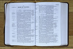 KJV, Thompson Chain-Reference Bible, Handy Size, Leathersoft, Brown, Red Letter