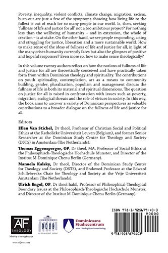 Fullness of Life and Justice for All: Dominican Perspectives