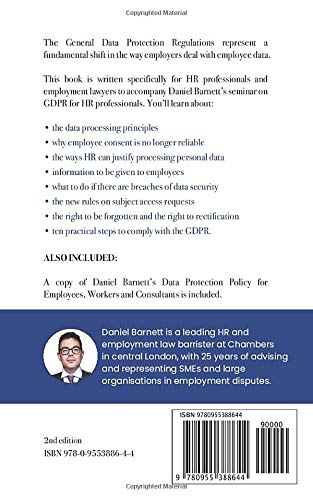 GDPR for HR Professionals (Employment Law Library)