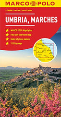 Umbria and the Marches Marco Polo Map (Marco Polo Maps)