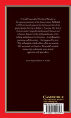 This Side of Paradise (The Cambridge Edition of the Works of F. Scott Fitzgerald