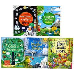 Usborne Lift-the-Flap Collection 5 Board Books Set